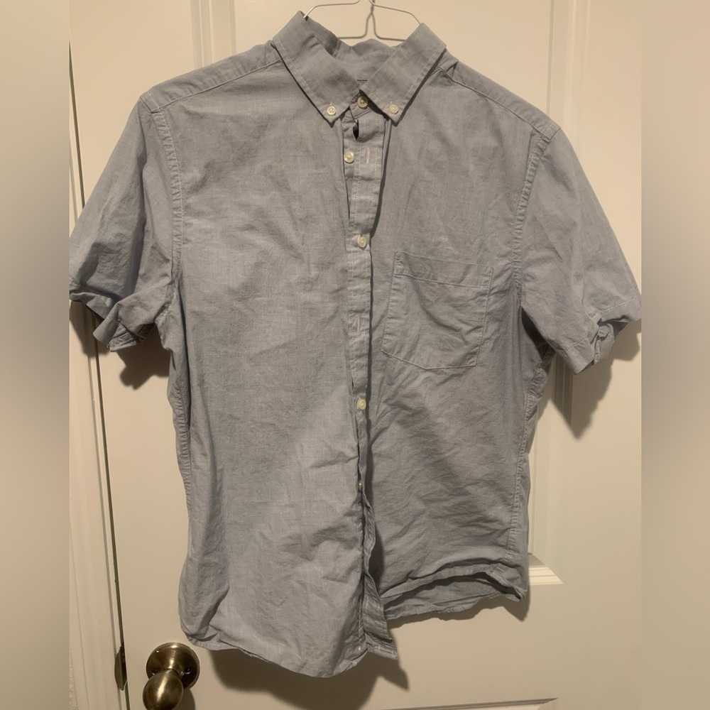 Good fellow Blue Short Sleeve Button Down Shirt